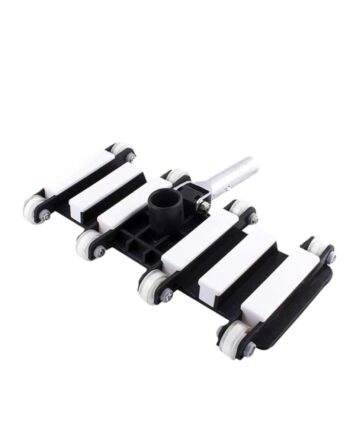 CARRITO ASPIRADOR NEGRO LUJO 8 LLANTAS GOMA